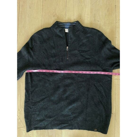 MERINOMINK Made In New Zealand POSSUM FUR & MERINO WOOL Teal Blue Sweater XL‎ - Picture 7 of 8